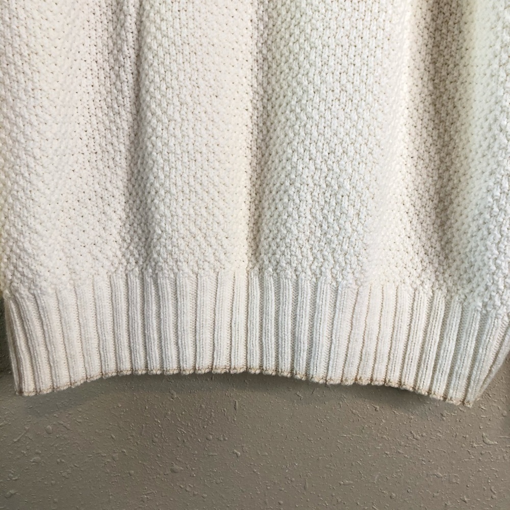 Vintage Lord Jeff 100% Cotton Cable Knit Crew XL - Picture 7 of 8